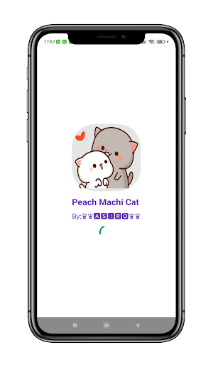 Peach Machi Cat WAStickerapps Screenshot 0