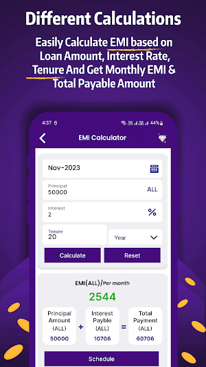 EMI Calculator: Calculate Loan Screenshot 2