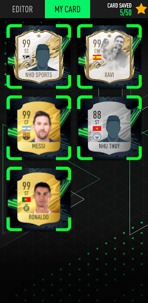 NHDFUT 24 Card Creator Screenshot 3