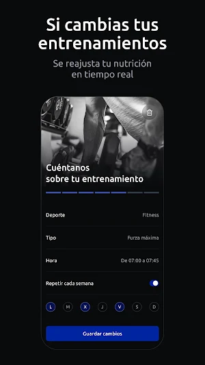 Blue Gym Nutrición Screenshot 1