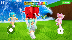 Obby Escape: Tsunami Memezot Screenshot 2