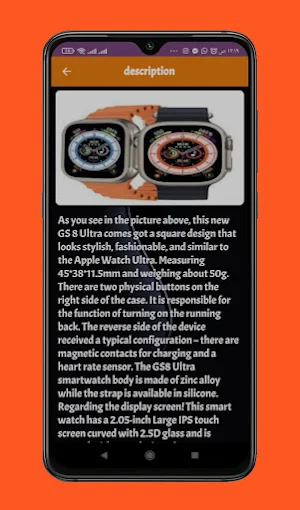 smart watch GS8 ultra Guide Screenshot 1