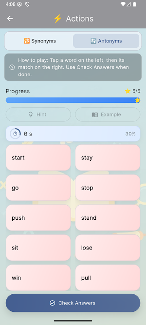 Learn WordLink English Screenshot 2