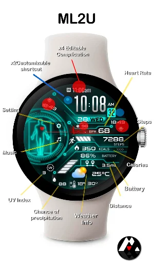 ML2U 259 Watch Face Screenshot 1