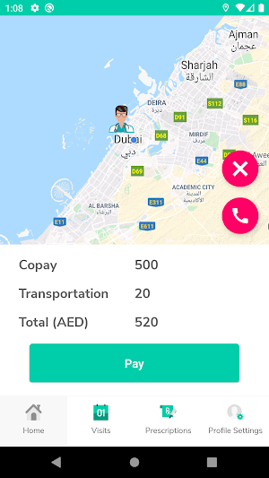 Housecall - زيارة منزلية Screenshot 2
