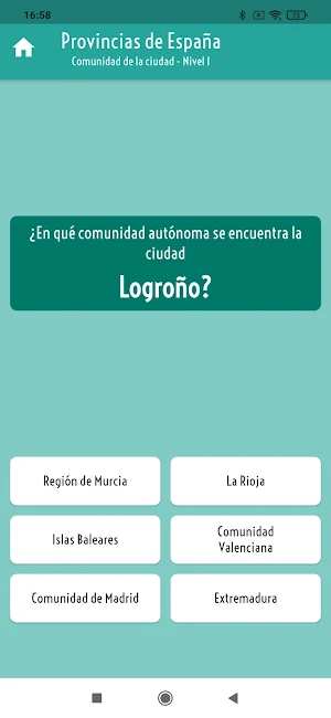 Quiz Spain - Provinces and autonomous communities Screenshot 2