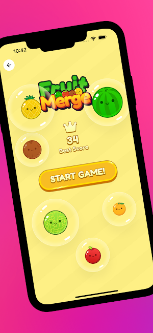 Watermelon Merge: Fruit Puzzle Screenshot 1