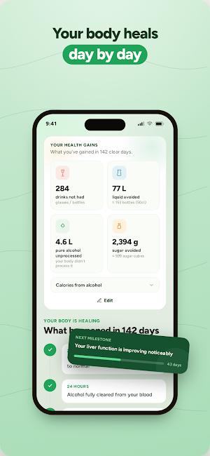 Clear Sober: Sobriety Counter Screenshot 3