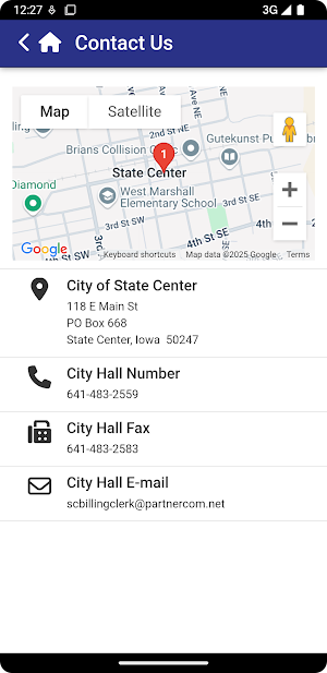City of State Center Iowa Screenshot 2