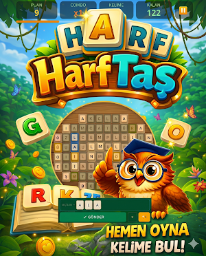 Harftaş - Word Mahjong Puzzle Screenshot 0