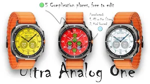 CC Ultra Analog One Watch Face Screenshot 1