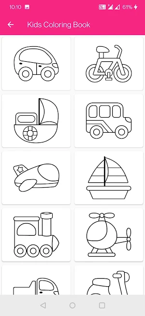 Kids Drawings Coloring Book Screenshot 3