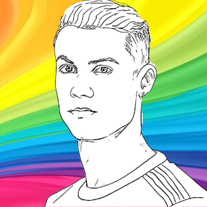 Ronaldo colouring game Screenshot 0