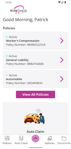 Assurances Robichaud Screenshot 1