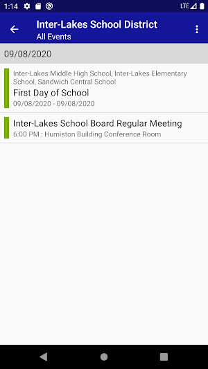 Inter-Lakes School District Screenshot 3