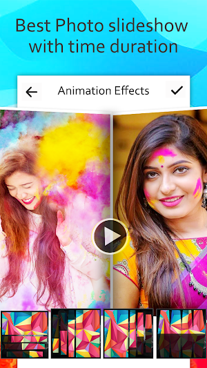 Holi Video & Slideshow maker Screenshot 2