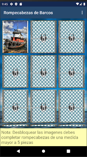 Rompecabezas de Barcos Screenshot 1
