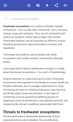 Freshwater plants Screenshot 1