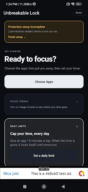 Unbreakable:AppBlocker & Focus Screenshot 0