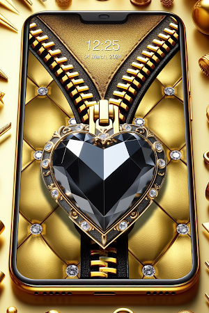 Gold Lock Screen Screenshot 0