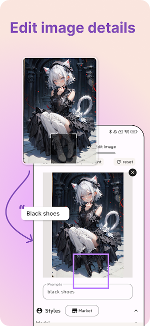 PixAI:AI Anime Art Generator Screenshot 1