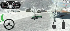 Tractor Driver Snowy Roads Screenshot 1