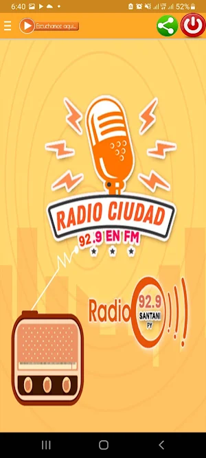 Radio Ciudad 92.9 Fm - Santani Screenshot 0