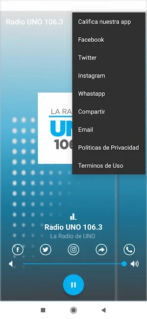 Radio  UNO 106.3 Screenshot 3