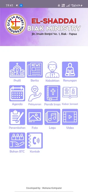 My GBI El-Shaddai Biak Ministr Screenshot 1