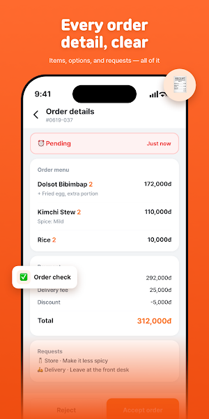 NowEats Merchant - Da Nang Screenshot 1