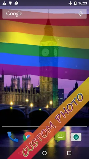 Rainbow Flag LWP Screenshot 1