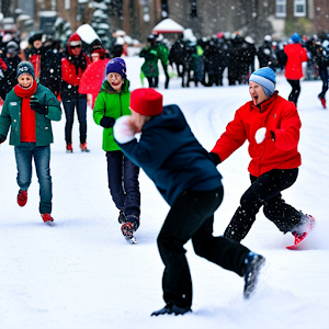 Snowball Fun Race 3D Screenshot 2