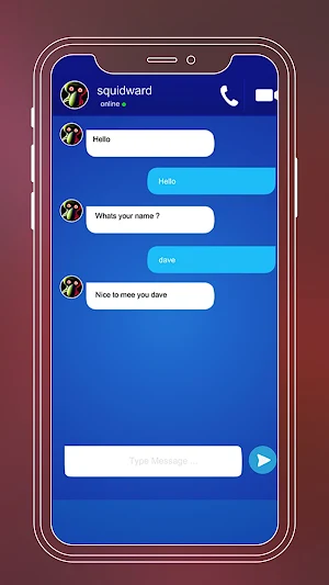 sinister squidward Fake Call Screenshot 1
