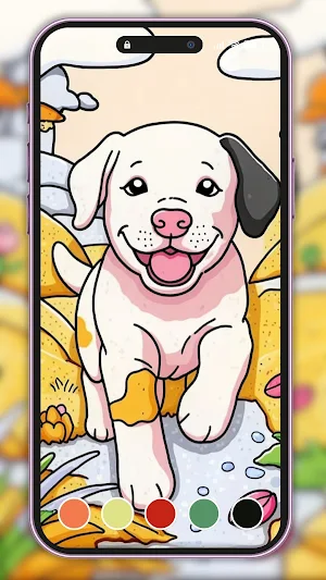 Puppy Dog Coloring Screenshot 1