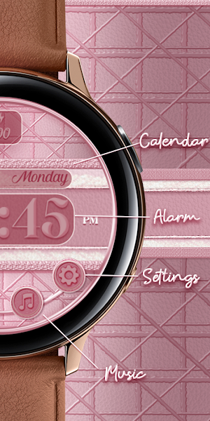 Check Oblique - Watchface Screenshot 2