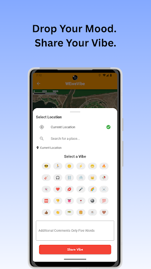 WEweVibe Map-Find Friends Vibe Screenshot 2