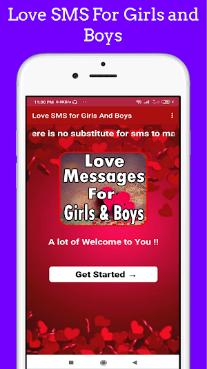 Love sms for girlfriend Screenshot 0