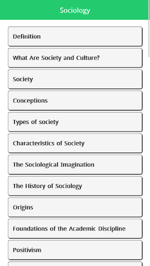 Sociology Basic Screenshot 0