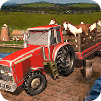 Farming Tractor Animal Cargo Transport