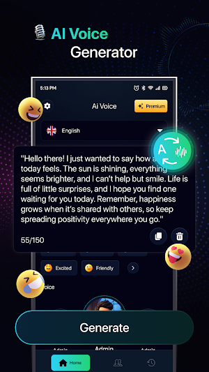 Voicely AI: Voice Generator Screenshot 1