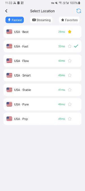 Apex Secure & Fast VPN Screenshot 1