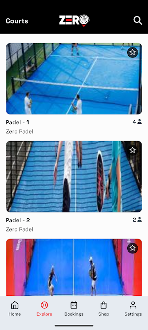 ZeroPadel Screenshot 1