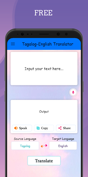 Tagalog - English Translator Screenshot 0