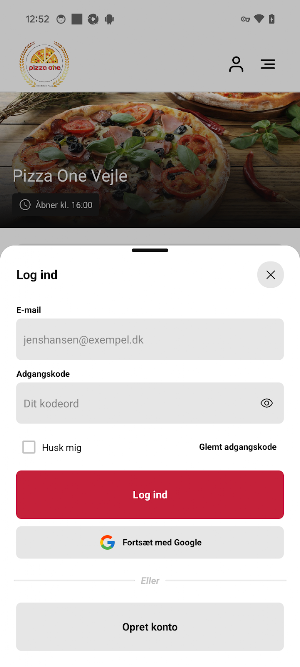 Pizza One Vejle Screenshot 1