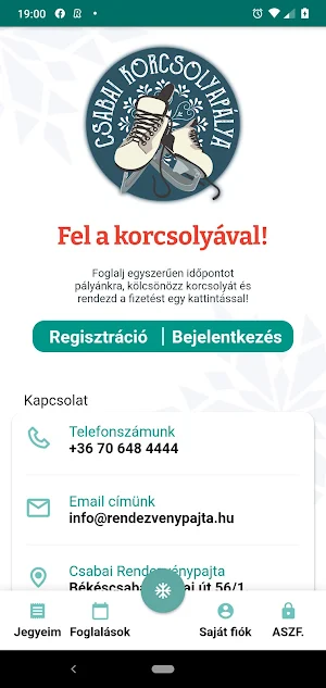 Csabai Korcsolyapálya Screenshot 0