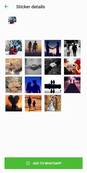 Love Romantic Stickers Screenshot 1