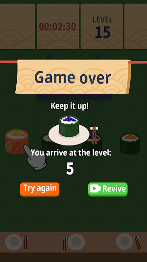 Super Sushi Memory Screenshot 2
