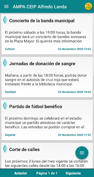 AMPA CEIP Alfredo Landa Screenshot 0