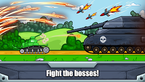 Tank Battle 2D: War and Heroes Screenshot 1