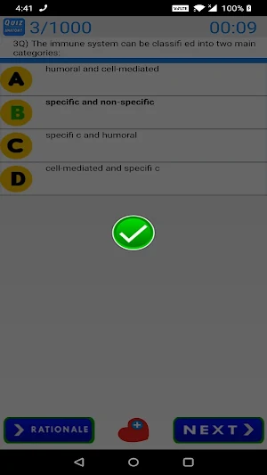 Anatomy 2000 Questions Quiz Screenshot 2